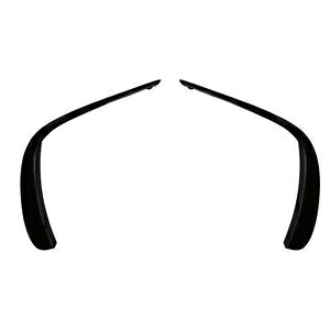 ベンツ W213 E300 E260 2021-2023 ブラックフロントスポイラーエアベントアウトレットキットペア For Benz W213 E300 E260 2021-2023 Black Front Spoiler Air Vent Outlet Kit Pair 【並行輸入品】