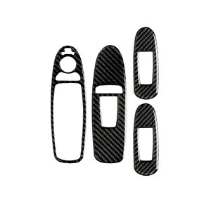 2 個カーボンファイバードアウィンドウスイッチパネルカバートリムインフィニティ Q60 2014-19 D 2Pcs Carbon Fiber Door Window Switch Panel Cover Trim For Infiniti Q60 2014-19 D 【並行輸入品】