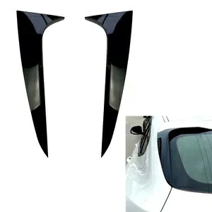 車の光沢のある黒のリアウィンドウスポイラーサイドウイングカバー BMW X4 G02 2019-2023 Car Glossy Black Rear Window Spoiler Side Wing Cover For BMW X4 G02 2019-2023 【並行輸入品】