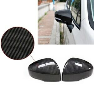 カーボンファイバー車のドアミラーカバー 2017+ スバルインプレッサ XV レガシィアウトバック 2x Carbon Fiber Car Door Mirror Cover For 2017+ Subaru Impreza XV Legacy Outback 2x 【並行輸入品】