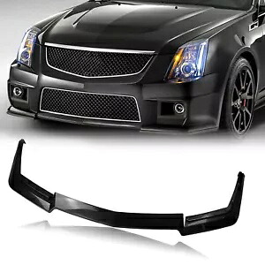 2009 2010 2011 2012 2013 2014-2015 キャデラック CTS-V フロントバンパースポイラー 1 PC For 2009 2010 2011 2012 2013 2014-2015 Cadillac CTS-V Front Bumper Spoiler 1PC 【並行輸入品】
