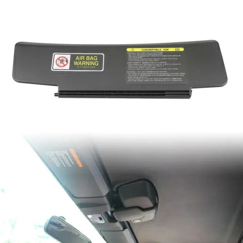 フロント左ドライバーサンバイザー NE51-69-320D-02 2006-2015 マツダ MX-5 ミアータ ブラック Front Left Driver Sun Visor NE51-69-320D-02 For 2006-2015 Mazda MX-5 Miata Black 【並行輸入品】