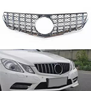 フロントグリルグリル E クラス W207 C207 クーペ 2009 2010 2011-2013 シルバー GT R D Front Grille Grill For E Class W207 C207 Coupe 2009 2010 2011-2013 Silver GT R D 【並行輸入品】