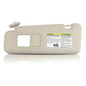 ベージュ 左ドライバー サンバイザー ハイランダー 2008-13 ライト付き 04005-11148-E0 Beige Left Driver Sun Visor For Highlander 2008-13 w/Light 04005-11148-E0 【並行輸入品】