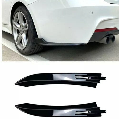 車のリアバンパーサイドコーナートリム BMW F30 320i 325i 328i 335i MT 12-2019 BLK Car Rear Bumper Side Corner Trim For BMW F30 320i 325i 328i 335i MT 12-2019 BLK 【並行輸入品】
