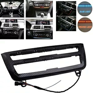 車の雰囲気 LED ライトカバー BMW 3 & 4 シリーズ F30 F32 F35 カーボンファイバー 1X Car Atmosphere LED Lights Cover For BMW 3 & 4 Series F30 F32 F35 Carbon Fiber 1X 【並行輸入品】