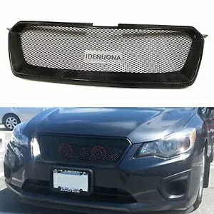 フロントバンパーフードグリルグリルメッシュカバースバルインプレッサ 2012.6-2016 2015 1x Front Bumper Hood Grill Grille Mesh Cover For Subaru Impreza 2012.6-2016 2015 1x 【並行輸入品】
