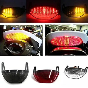 LED テールライトブレーキライトターンシグナルランプホンダ CBR600RR 2007-12 2008 ブラック LED Taillight Brake Light Turn Signal Lamp For Honda CBR600RR 2007-12 2008 Black 【並行輸入品】
