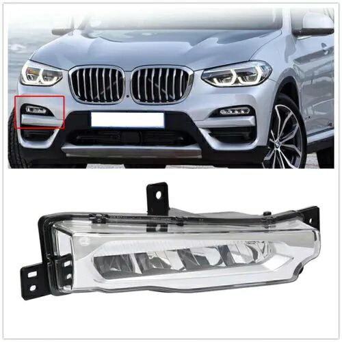 車のフロント右側 LED フォグライトランプ DRL アセンブリ BMW G01 X3 2017-2019 米国 Car Front Right Side LED Fog Light Lamp DRL Assembly For BMW G01 X3 2017-2019 US 【並行輸入品】