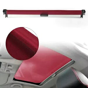 シートイビサ ST 2009-2017 2012 車のサンルーフサンシェードカーテンカバーアセンブリ赤 For Seat Ibiza ST 2009-2017 2012 Car Sunroof Sunshade Curtain Cover Assembly Red 【並行輸入品】