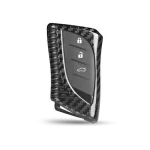 レクサス ES 200 250 300h 350 F スポーツキーフォブケースシェルブラックカーボンファイバー DNN For Lexus ES 200 250 300h 350 F Sport Key Fob Case Shell Black Carbon Fiber DNN 【並行輸入品】
