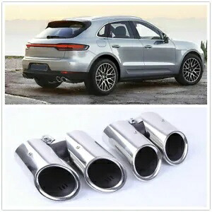 シルバー ステンレススチール エキゾースト パイプ 2019 ポルシェ マカン GTS 2.0T DN 用 Silver Stainless Steel Exhaust Pipe for 2019 Porsche Macan GTS 2.0T DN 【並行輸入品】