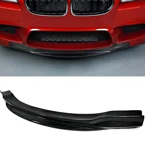 カーボンファイバー車のフロントスポイラースプリッターリップカバートリム BMW M5 2012-2017 2015 Carbon Fiber Car Front Spoiler Splitter Lip Cover Trim For BMW M5 2012-2017 2015 【並行輸入品】