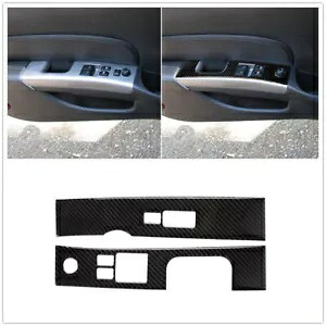 カーボンファイバーインナーウィンドウリフトスイッチパネルカバーキット日産 350Z 2003-09 D Carbon Fiber Inner Window Lift Switch Panel Cover Kit For Nissan 350Z 2003-09 D 【並行輸入品】