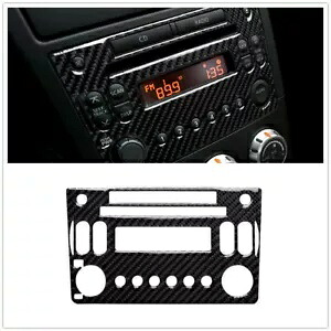 日産 350Z 2003-09 カーボンファイバーセンターコンソール CD ラジオパネルカバーステッカー For Nissan 350Z 2003-09 Carbon Fiber Center Console CD Radio Panel Cover Sticker 【並行輸入品】