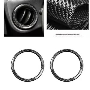 カーボンファイバーエアベントフレームカバートリムスバル BRZ トヨタ 86 2012-2020 2014 Carbon Fiber Air Vent Frame Cover Trim For Subaru BRZ Toyota 86 2012-2020 2014 【並行輸入品】