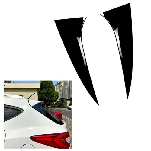 1 ペアリアウィンドウサイドスポイラーカナードスプリッタートリムヒュンダイ IX35 2010-2017 1 Pair Rear Window Side Spoiler Canard Splitter Trim For Hyundai IX35 2010-2017 【並行輸入品】