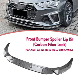 フロントバンパースプリッタースポイラーリップキットアウディ A4 S4 B9.5 Sline 2020-2024 2023 Front Bumper Splitter Spoiler Lip Kit For Audi A4 S4 B9.5 Sline 2020-2024 2023 【並行輸入品】