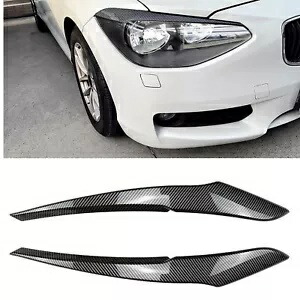 Bmw 1 シリーズ F20 F21 2011-2014 車のフロントヘッドライトまぶた眉毛ランプトリム For BMW 1 Series F20 F21 2011-2014 Car Front Headlight Eyelid Eyebrow Lamp Trim 【並行輸入品】