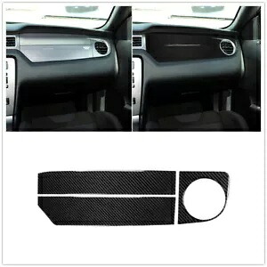車のカーボンファイバーセンターコンソールダッシュボードカバートリムフォードマスタング 2009-2014 Car Carbon Fiber Center Console Dashboard Cover Trim For Ford Mustang 2009-2014 【並行輸入品】