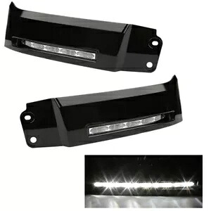 ブラック LED バンパー内蔵 DRL 駆動フォグライトランプトヨタ タンドラ 2007-2013 Black LED Bumper Built In DRL Driving Fog Light Lamp For Toyota Tundra 2007-2013 【並行輸入品】