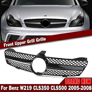 ブラックフロントベントグリルグリルメルセデスベンツ W219 CLS350 CLS500 2005-2008 AMG Black Front Vent Grille Grill For Mercedes Benz W219 CLS350 CLS500 2005-2008 AMG 【並行輸入品】