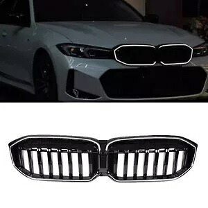 フロントキドニーグリル単線グリル LED ライト付き BMW 3 シリーズ G20 2023-24 Front Kidney Grille Single Line Grill W/ LED Light For BMW 3 Series G20 2023-24 【並行輸入品】