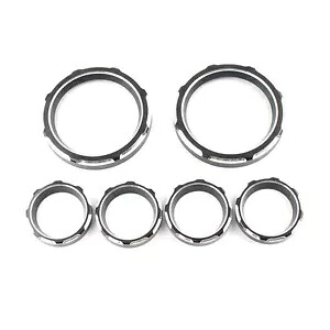 オートバイスピードメーターリングベゼルハーレーツーリングトライクグライディング 1996-2013 6x Motorcycle Speedometer Ring Bezels For Harley Touring Trike Gliding 1996-2013 6x 【並行輸入品】