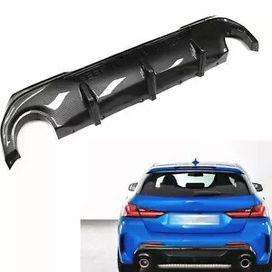 2019-23 2021 BMW F40 1 シリーズ車のリアバンパーデュアル排気ディフューザーリップ BLK For 2019-23 2021 BMW F40 1 Series Car Rear Bumper Dual Exhaust Diffuser Lip BLK 【並行輸入品】