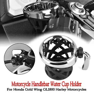 ホンダゴールドウィング GL1800 オートバイハンドルカップドリンクメッシュバスケットホルダー 1PC For Honda Gold Wing GL1800 Motorcycle Handlebar Cup Drink Mesh Basket Holder 1PC 【並行輸入品】