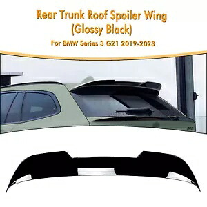 車のリアトランクルーフスポイラースプリッターウイング BMW 3 シリーズ G21 2019-2023 ブラック Car Rear Trunk Roof Spoiler Splitter Wing For BMW 3 Series G21 2019-2023 Black 【並行輸入品】