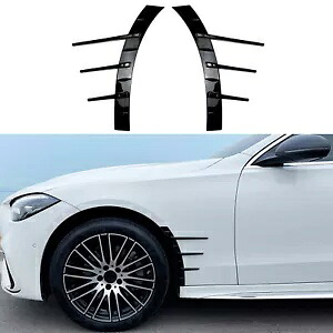 ホイール眉毛フェンダートリムベンツ W206 C200 C260 C300 C43AMG ライン 2022+ 黒 Wheel Eyebrows Fender Trim For Benz W206 C200 C260 C300 C43AMG Line 2022+ Black 【並行輸入品】
