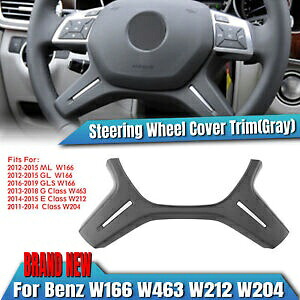 グレーインテリアステアリングホイール下部カバートリムベンツ W166 2012-2015 W463 W212 Gray Interior Steering Wheel Lower Cover Trim For Benz W166 2012-2015 W463 W212 【並行輸入品】