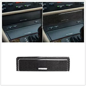 車のカーボンファイバーブラックインテリア中央カバートリム BMW 3 シリーズ E46 1998-05 Car Carbon Fiber Black Interior Central Cover Trim For BMW 3 Series E46 1998-05 【並行輸入品】