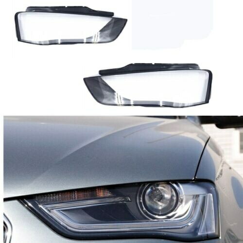 アウディ A4 2013 2014 2015 フロント左右ヘッドライトヘッドランプレンズカバーキット 2x For Audi A4 2013 2014 2015 Front Left Right Headlight Headlamp Lens Cover Kit 2x 【並行輸入品】