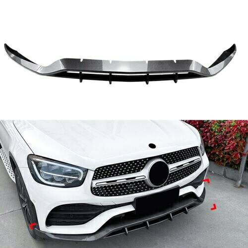 メルセデスベンツ GLC X253 GLC200 260 300 2020-2022 AMG フロントバンパースポイラーリップ For Mercedes Benz GLC X253 GLC200 260 300 2020-2022 AMG Front Bumper Spoiler Lip 【並行輸入品】
