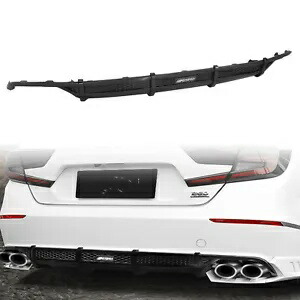 2018-2021 ホンダ アコードリアバンパーディフューザーリップカバートリムカーボンファイバー DNN For 2018-2021 Honda Accord Rear Bumper Diffuser Lip Cover Trim Carbon Fiber DNN 【並行輸入品】