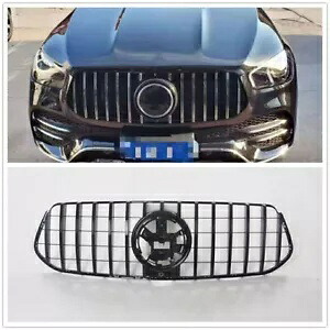 フロントバンパーフードグリルグリル GT 20-23 メルセデスベンツ W167 GLE クラス 1X 用 Front Bumper Hood Grille Grill GT Look For 20-23 Mercedes Benz W167 GLE-Class 1X 【並行輸入品】