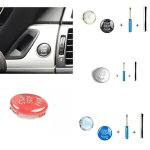 BMW E81 E87 E90 E91 E92 E93 E60 E84 スタートストップエンジンボタンカバートリム BLK For BMW E81 E87 E90 E91 E92 E93 E60 E84 Start Stop Engine Button Cover Trim BLK 【並行輸入品】