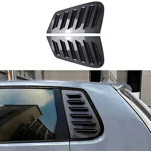 フォルクスワーゲン ポロ MK4 9N3 フェイスリフト 9N 2001-09 リアサイドウィンドウルーバーカバー 2x For Volkswagen Polo MK4 9N3 Facelift 9N 2001-09 Rear Side Window Louver Cover 2x 【並行輸入品】