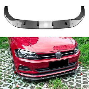 フロントバンパースポイラースプリッターリップボディキット VW ポロ MK6 5 ドア 2019-2022 Front Bumper Spoiler Splitter Lip Body Kit For VW Polo MK6 5 Door 2019-2022 【並行輸入品】
