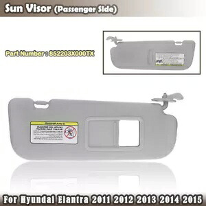 右側サンバイザー サンシェード サンバイザーキット ヒュンダイ エラントラ 2011-2015 2012 1X用 Right Side Sun Visor Sunshade Sunvisor Kit For Hyundai Elantra 2011-2015 2012 1X 【並行輸入品】