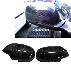 カーボンファイバーサイドドアバックミラーカバーキャップ外装日産 R33 アドオン Carbon Fiber Side Door Rearview Mirror Cover Cap Exterior For Nissan R33 Add On 【並行輸入品】