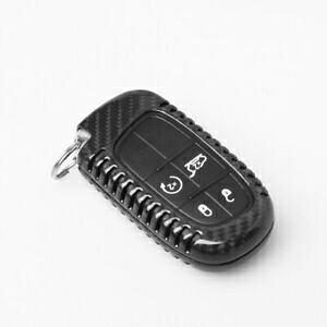 ジープ ダッジ チェロキー レネゲード キー Fob シェル プロテクター カーボンファイバー JPA BLK DN For Jeep Dodge Cherokee Renegade Key Fob Shell Protector Carbon Fiber JPA BLK DN 【並行輸入品】