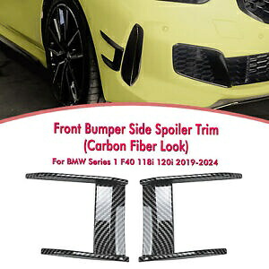 車のフロントバンパーサイドベントスポイラートリム BMW 1 シリーズ F40 M スポーツ 118i 2019 + Car Front Bumper Side Vent Spoiler Trim For BMW 1 Series F40 M Sport 118i 2019+ 【並行輸入品】