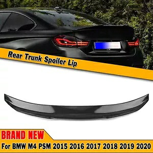 1pc トランクスポイラーウイングカバーキット 2015-20 2018 BMW F82 M4 PSM クーペハイキック用 1pc Trunk Spoiler Wing Cover Kit For 2015-20 2018 BMW F82 M4 PSM Coupe High-Kick 【並行輸入品】