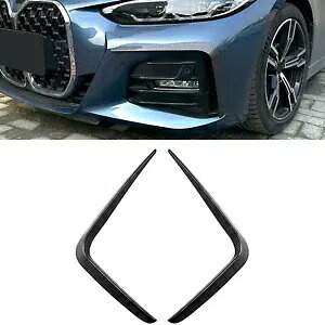 BMW 4er G22 G23 M スポーツ 2020-2023 フロントサイドベント眉毛ランプトリムカバー 2X For BMW 4er G22 G23 M Sport 2020-2023 Front Side Vent Eyebrow Lamp Trim Cover 2X 【並行輸入品】