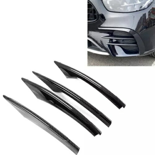 カーボンファイバーベンツ E クラス W213 E260 E300 E53 フロントフォグライト眉毛 2021-23 Carbon Fiber For Benz E Class W213 E260 E300 E53 Front Fog Light Eyebrow 2021-23 【並行輸入品】