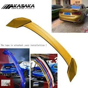 AKASAKA リアトランクスポイラーキット 19-21 BMW G20 325li 330i M340i M スポーツ イエロー AKASAKA Rear Trunk Spoiler Kit For 19-21 BMW G20 325li 330i M340i M Sport Yellow 【並行輸入品】