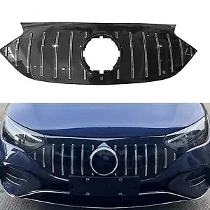 メルセデスベンツ EQE V295 2023-2024 車のフロントバンパーセンターグリルグリルカバー For Mercedes Benz EQE V295 2023-2024 Car Front Bumper Center Grille Grill Cover 【並行輸入品】